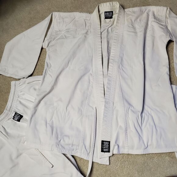 Bold Karate Gi Uniform Nass's Martial Arts Kimberly Wisconsin Eagle - Picture 3 of 8